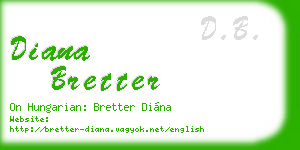diana bretter business card